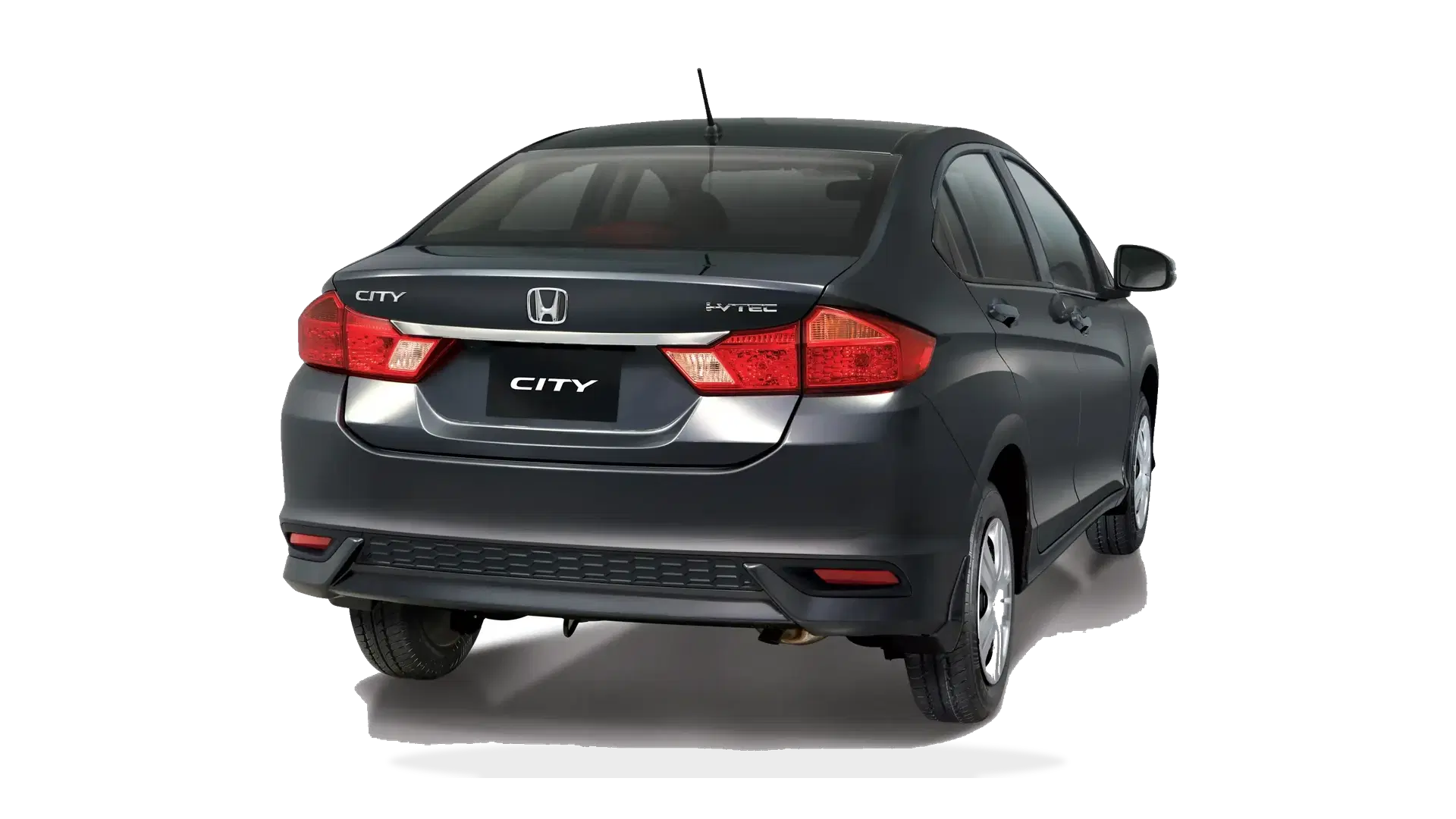 Honda City rear three-quarter view
