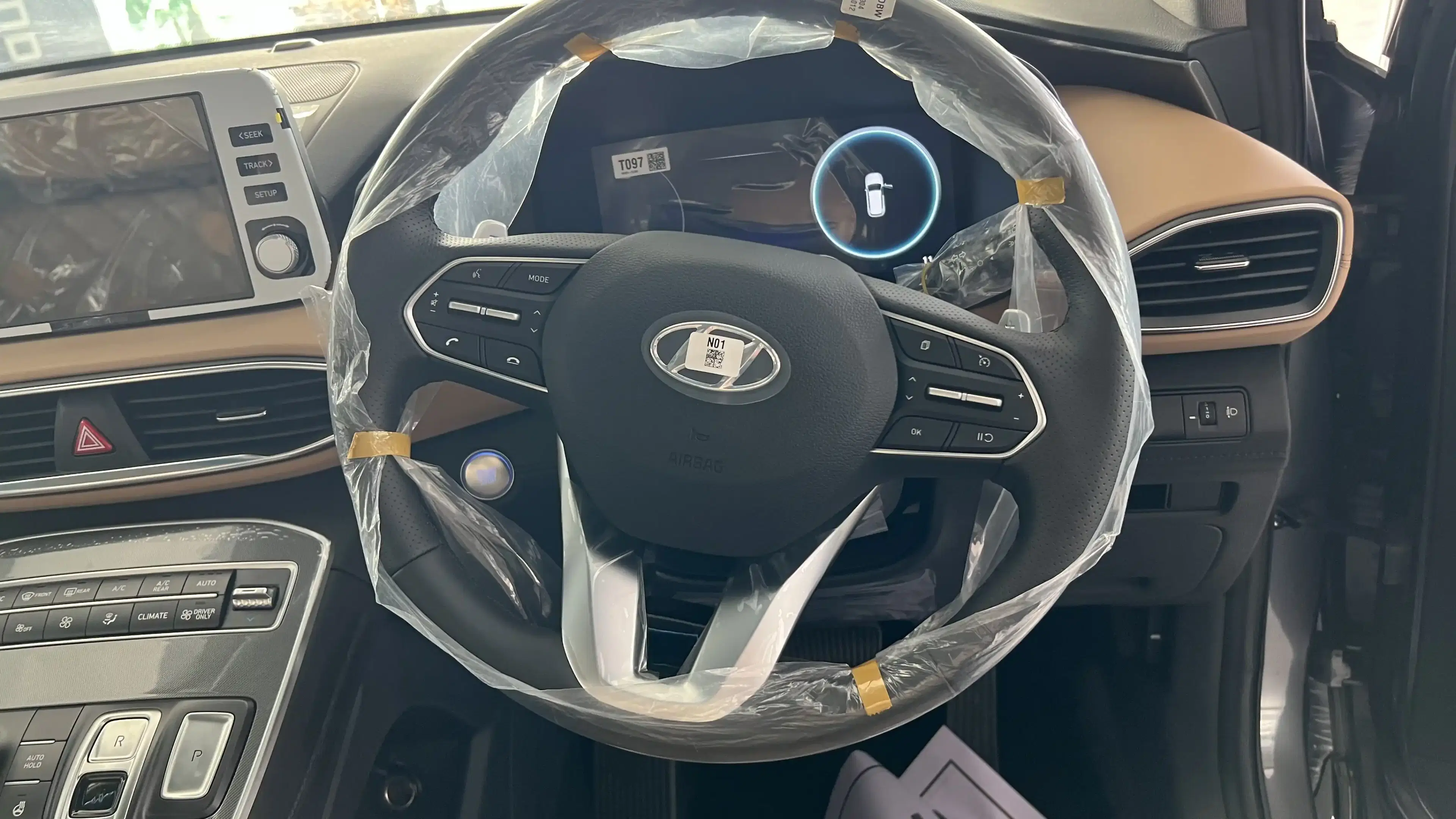 hyundai santafe steering wheel