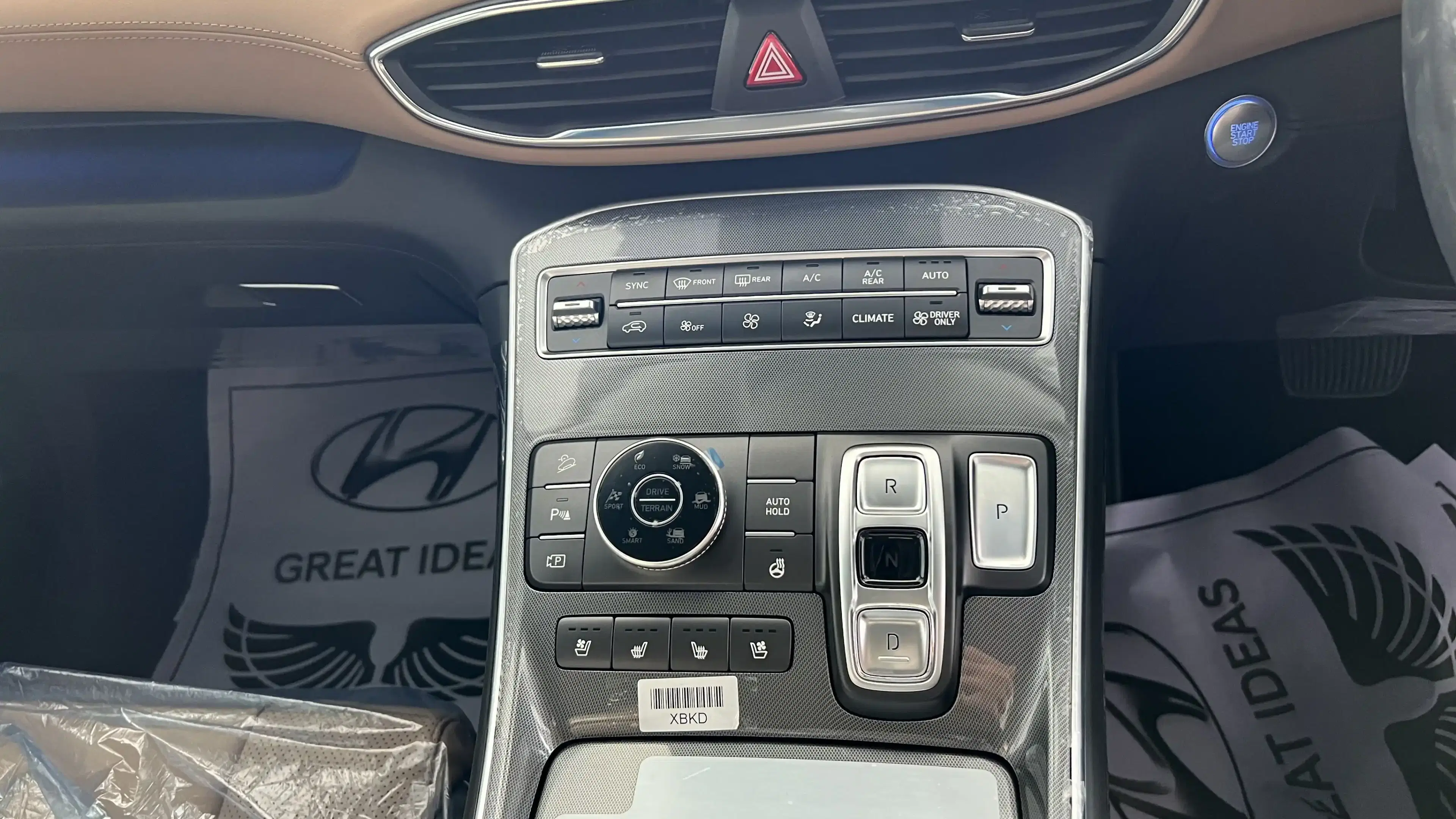 hyundai santafe central control panel