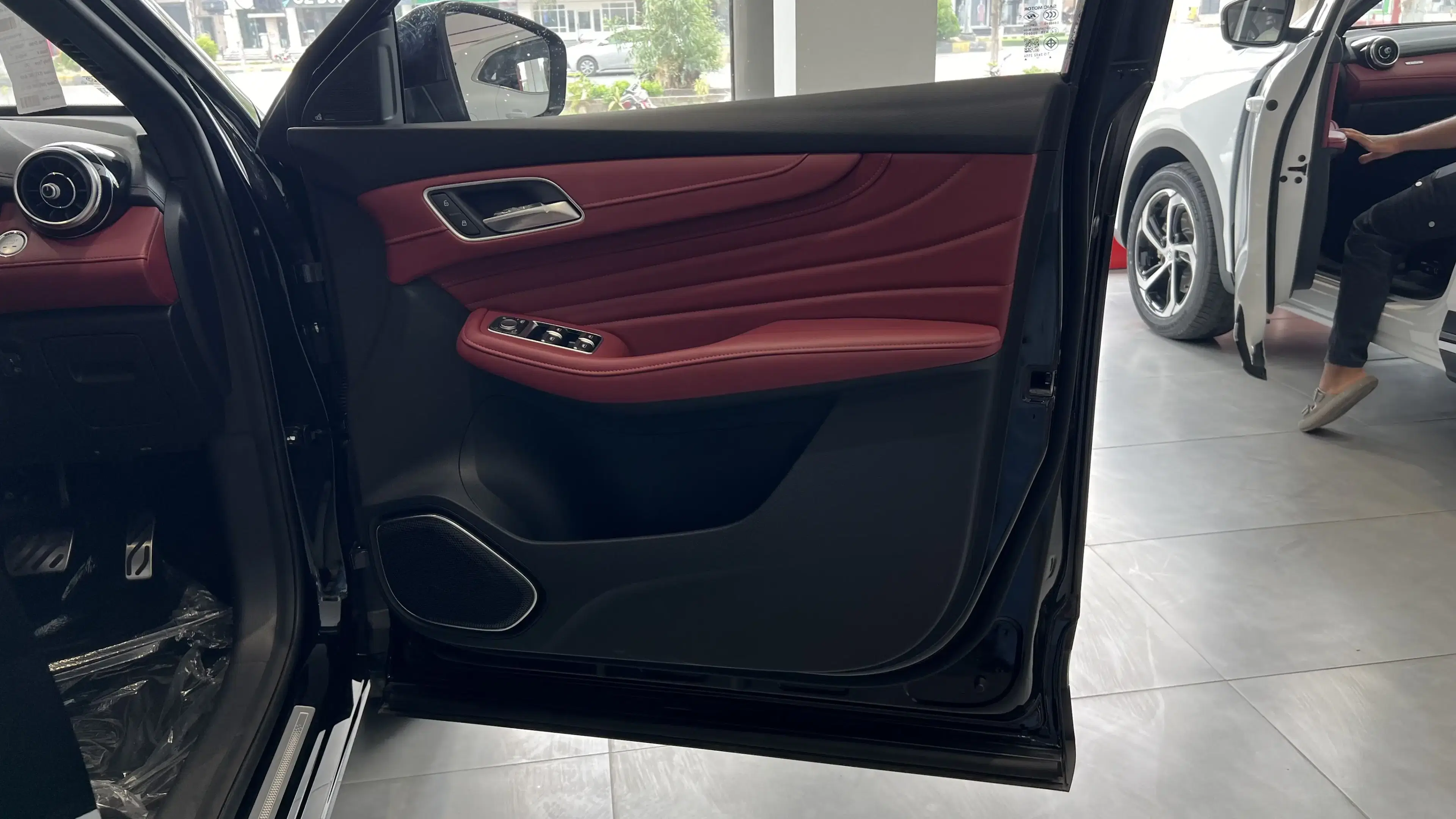 mg hs phev driver door